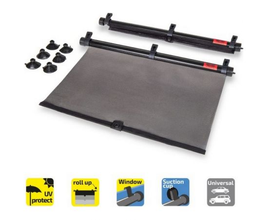 Защита от солнца Heyner PREMIUM 2x44 см, с дополнительной застёжкой-липучкой 512420 – изображение 2