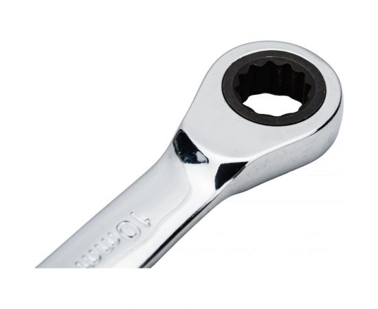 Накидной трещоточный ключ 10х11мм на держателе ЭВРИКА ER-71011H – изображение 2