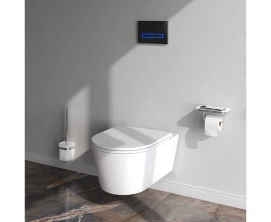 Подвесной унитаз с сиденьем микролифт AM.PM Func 54 см FlashClean C8F1701SC – изображение 2