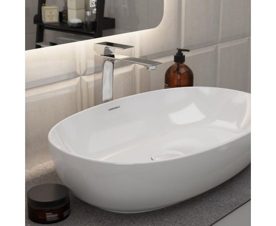 Высокий смеситель для раковины KERAMA MARAZZI FIORETTO без донного клапана, хром V2CR205LLKM – изображение 2