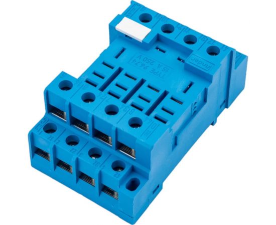 Розетка Finder для реле 56.34 и модуля 99.01, с комб конт., с метал фикс, ви, 9674SMA – изображение 2