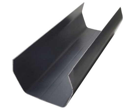 Водосточный желоб MUROl ПВХ, 1,5 метра, U110/67, серый UG15 – изображение 2