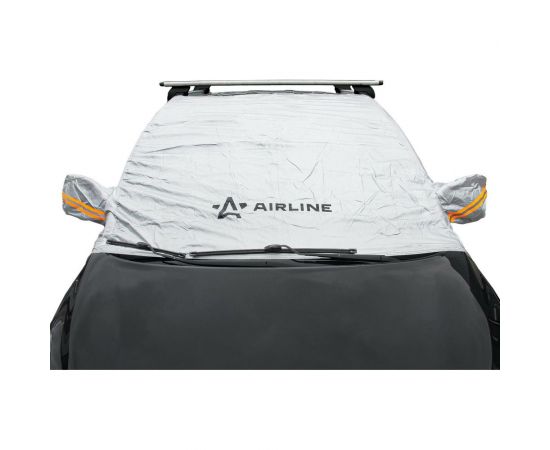Чехол-тент на лобовое стекло и передние окна авто Airline защитный, универсальный, серый ADCT002 – изображение 2