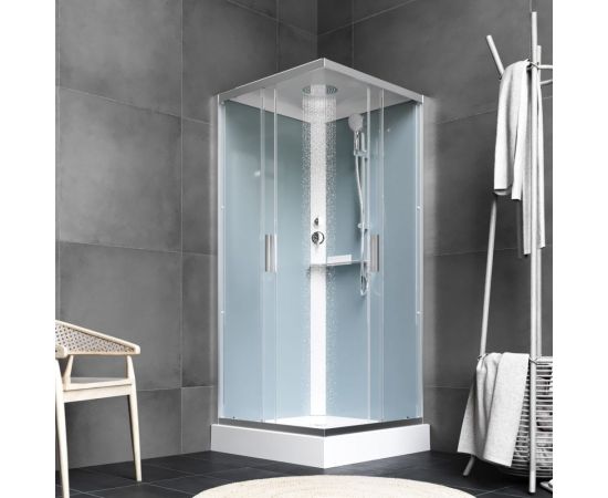 Душевая кабина AM.PM Gem square 90x90 см, профиль матовый хром, стекло прозрачное W90C-403-090MT – изображение 3