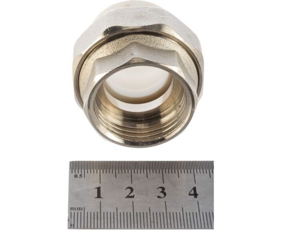 Комбинированная разъемная муфта (американка) PRO AQUA PP-R ВР белая d-25 мм 1" PA20015b – изображение 3