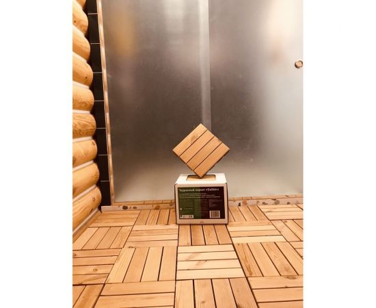 Террасный паркет Арматура Композит doskin термососна, 300x300x25 мм, 9 шт. 4660228920182 – изображение 3