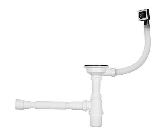 Кухонная мойка из нержавеющей стали WISENT ws37050 (70x50 см) WS37050/WGER010 – изображение 3