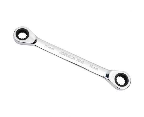 Накидной трещоточный ключ 10х11мм на держателе ЭВРИКА ER-71011H – изображение 3