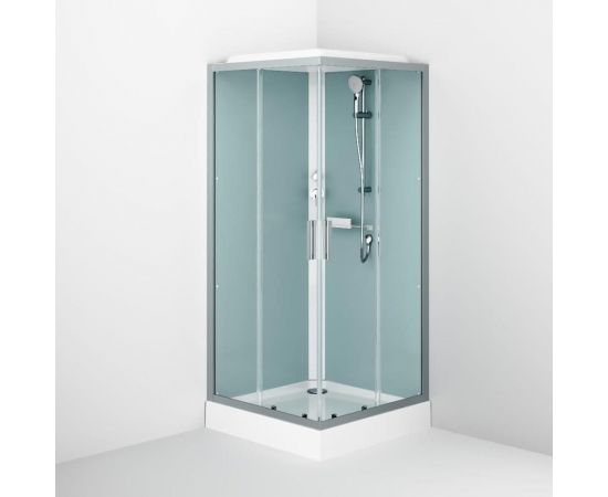 Душевая кабина AM.PM Gem square 90x90 см, профиль матовый хром, стекло прозрачное W90C-403-090MT – изображение 4