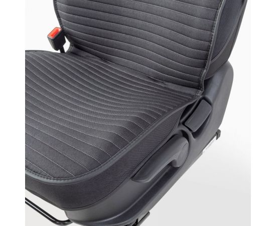 Каркас накидки на переднее сиденье CarPerformance 2 шт., fiberflax/лен CUS-2022 BK/GY – изображение 4