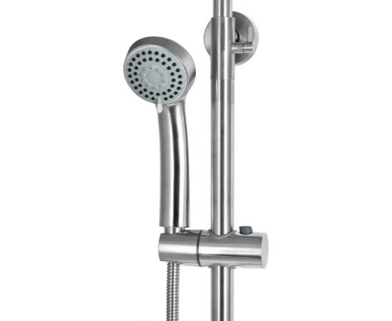 Душевая стойка WISENT со смесителем, круглым тропическим душем и лейкой WG72403-2 – изображение 4