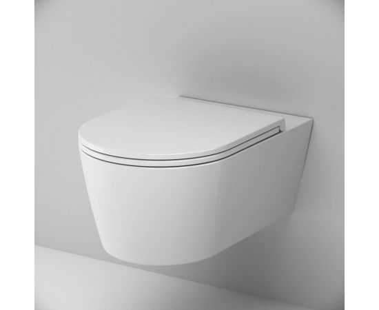 Подвесной унитаз с сиденьем микролифт AM.PM Func 54 см FlashClean C8F1701SC – изображение 4