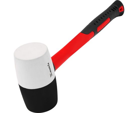 Резиновая киянка MATRIX 910 г, черно-белая резина, фибергласовая рукоятка 11173 – изображение 4