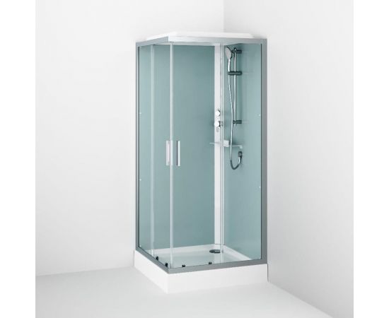 Душевая кабина AM.PM Gem square 90x90 см, профиль матовый хром, стекло прозрачное W90C-403-090MT – изображение 5