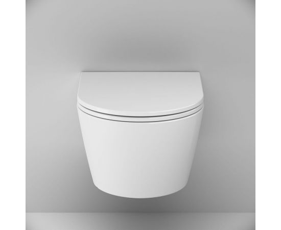 Подвесной унитаз с сиденьем микролифт AM.PM Func 54 см FlashClean C8F1701SC – изображение 6