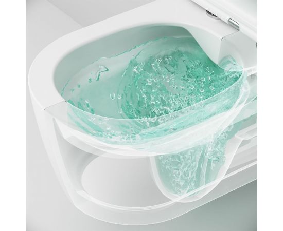 Подвесной унитаз с сиденьем микролифт AM.PM Func 54 см FlashClean C8F1701SC – изображение 8