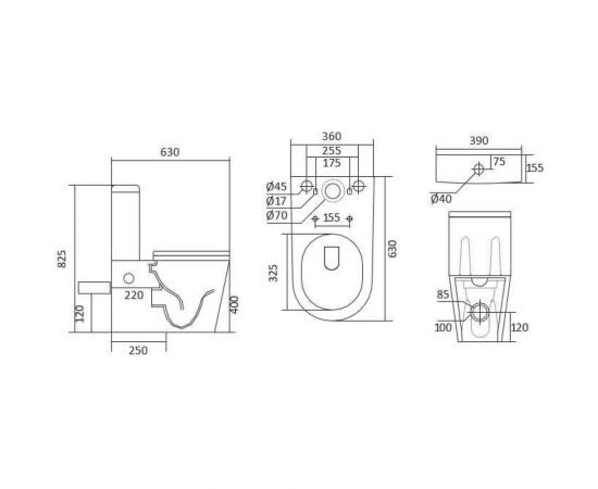 Напольный безободковый унитаз Aquatek европа aq2903-00 00000114586 – изображение 8