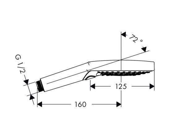Ручной душ HANSGROHE 26530000 Raindance Select S 120 3jet 00000031148 – изображение 10