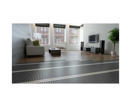 Плёночный электрический тёплый пол ТеплоСофт 6 м2, ширина 100 см, с терморегулятором, инфракрасная плёнка 6 м2 плёнка100 6метров – изображение 10