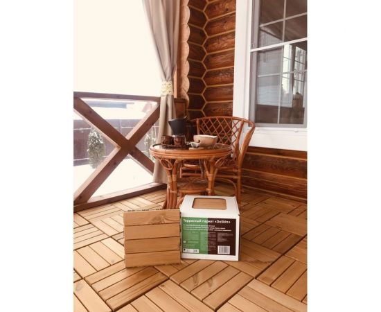 Террасный паркет Арматура Композит doskin термососна, 300x300x25 мм, 9 шт. 4660228920182 – изображение 10