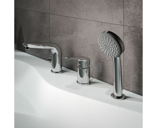 Смеситель на борт ванны IDDIS Torr TORSB30i07 на 3 отверстия с керамическим дивертором – изображение 10