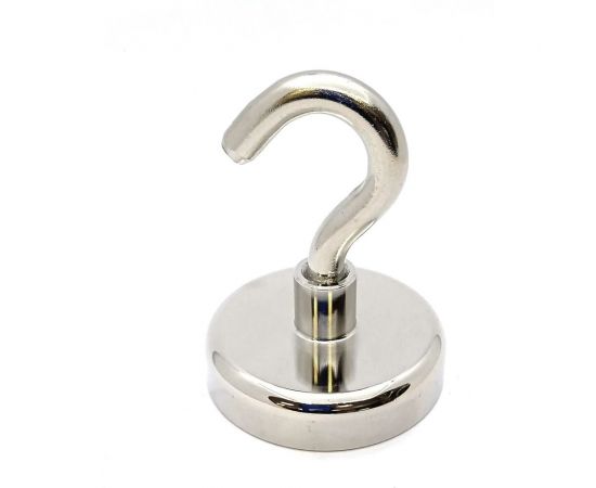 Магнитный крючок ПРОФ-МАГНИТ Е48, сцепление 81 кг, 1 шт. PMYP-Е-48 