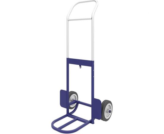 Грузовая тележка с дополнительной полкой и выдвижной ручкой RUSKLAD литые колеса d 160 мм КГ 70 П литые 160 