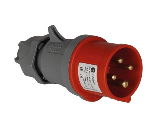 Вилка TP Electric 3P+E 4x32 380-415V 3126-301-1600 