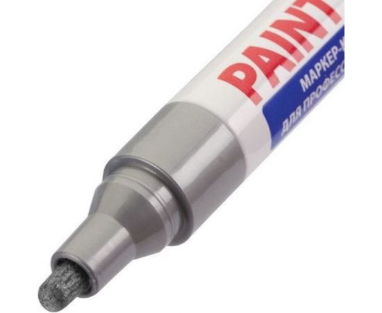 Лаковый маркер-краска BRAUBERG paint marker 4 мм, серебряный, нитро-основа, алюминиевый корпус 151448 – изображение 12