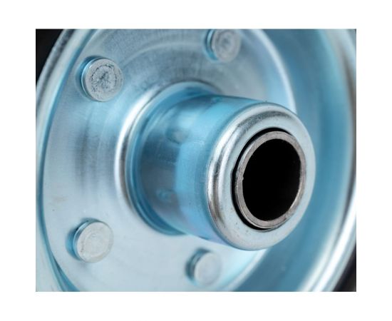 Колесо промышленное со стальным ободом, литой резиновой шиной и роликовым подшипником (D160 мм; 20 мм) Tech-Krep 148407 – изображение 2