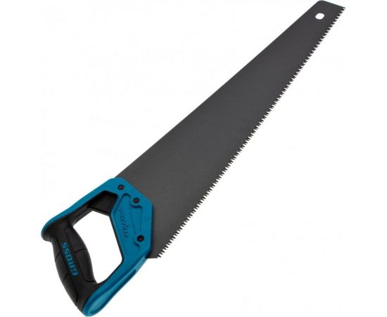 Ножовка по дереву GROSS PIRANHA, 500 мм, 7 TPI, 3D-зуб, тефл. покрытие, 2-х комп. рукоятка 24115 – изображение 2