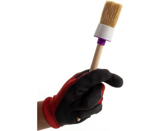 Круглая кисть KRAFOR №8, 35мм 001-0035 49226 – изображение 2