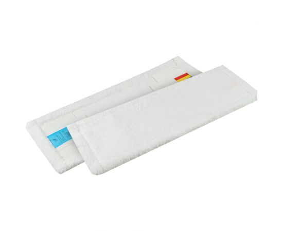 Плоский моп NV микрофибра, 40 см, белый, крепление карман и ухо MF-M-40/C – изображение 3