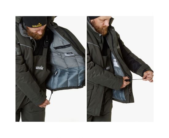 Зимний костюм NORFIN ELEMENT GRAY 03, размер L, 439203-L – изображение 3