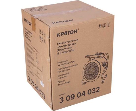 Тепловая электрическая пушка Кратон Жар-пушка Е 5-400-380В 3 09 04 032 – изображение 3