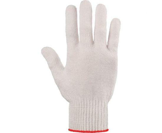 Трикотажные перчатки Фабрика перчаток, средние, с ПВХ, 10 класс, 4 нити, белые, р.M 4-10-СР-БЕЛ-(M) – изображение 3