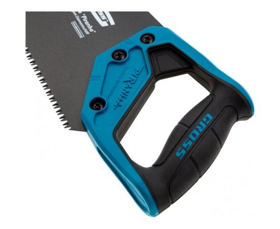 Ножовка по дереву GROSS PIRANHA, 500 мм, 7 TPI, 3D-зуб, тефл. покрытие, 2-х комп. рукоятка 24115 – изображение 3