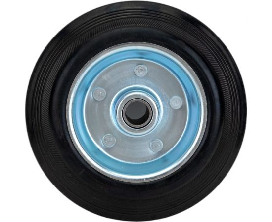 Колесо промышленное со стальным ободом, литой резиновой шиной и роликовым подшипником (D160 мм; 20 мм) Tech-Krep 148407 – изображение 3