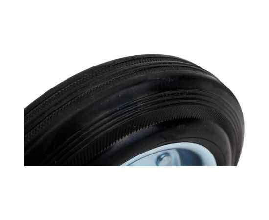 Колесо промышленное со стальным ободом, литой резиновой шиной и роликовым подшипником (D160 мм; 20 мм) Tech-Krep 148407 – изображение 4