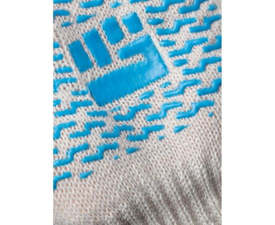 Трикотажные перчатки Фабрика перчаток, средние, с ПВХ, 10 класс, 4 нити, белые, р.M 4-10-СР-БЕЛ-(M) – изображение 4