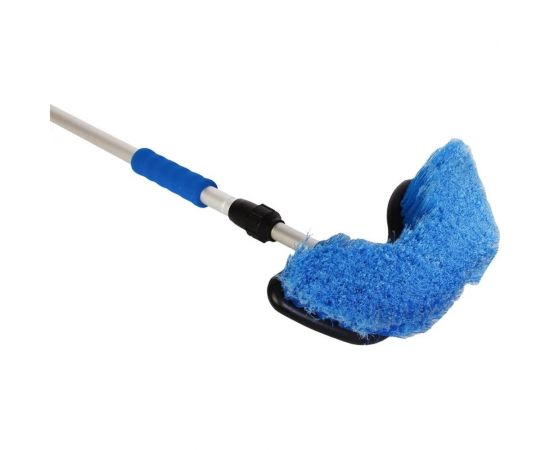 Телескопическая щетка для мойки MEGAPOWER с клапаном регулировки воды, 100-170 см, с переключателем, 1 M-71706 – изображение 4