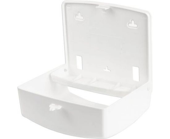 Диспенсер для полотенец ЛАЙМА ORIGINAL Система H2, Interfold, белый, ABS-пластик 605759 – изображение 4