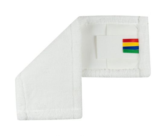 Плоский моп NV микрофибра, 40 см, белый, крепление карман и ухо MF-M-40/C – изображение 5