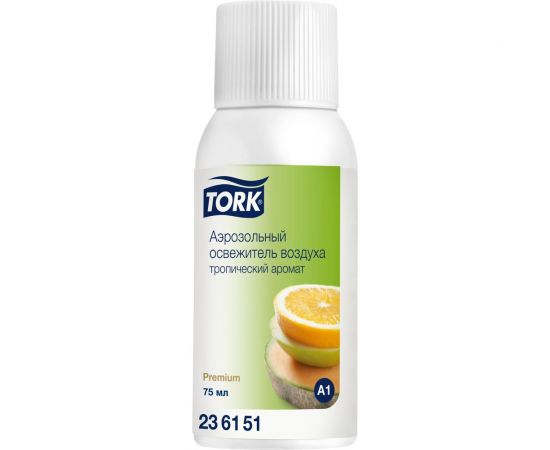 Аэрозольный освежитель воздуха TORK тропический арт 236151 75 мл А1 25624 – изображение 8