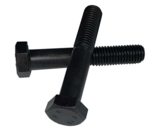 Болт ZAMETAL М10x100 мм, 12.9, DIN 931, Б/П, в упаковке 50 шт. ZA106918 