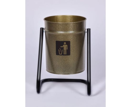 Уличная урна ПРОФМЕТСТИЛЬ металлическая бронза 387 