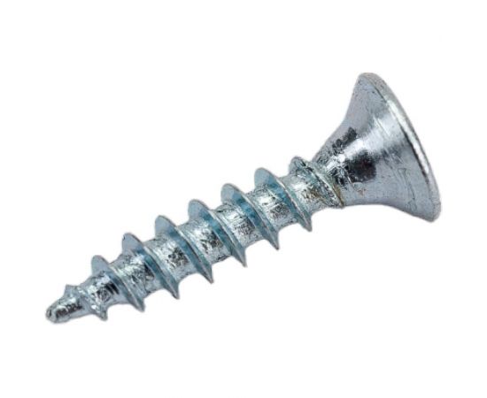Шуруп крепежная техника белый цинк, 2,5x12 1000 шт. 431434 БК 