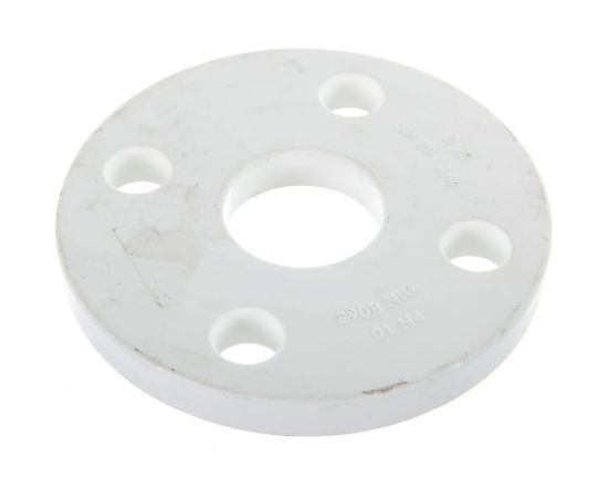 Пластиковый фланец PRO AQUA PP-R PN 10 белый 25 мм PA51225b 