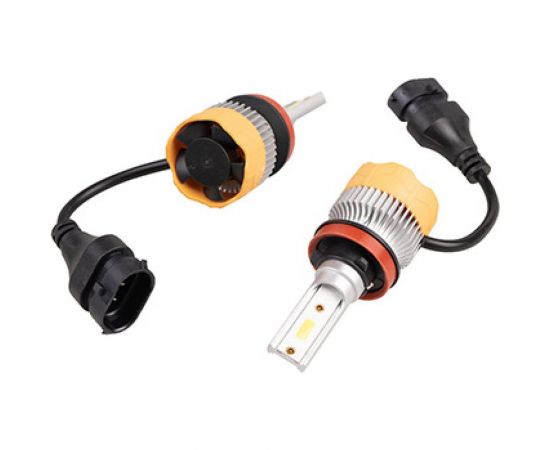 Автолампа-LED SKYWAY (аналог ксенона) H11(MINI), 12/24V 22W 6000K 1500Lm 1-конт., 2 шт. S08701023 