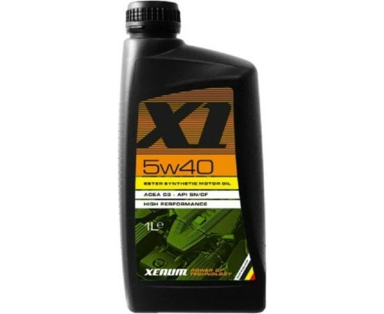 Моторное масло на эстеровой основе XENUM X1 5W40, 1 л, высокоэффективное, синтетическое 1167001A 